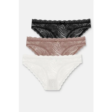 Suwen 3 Lü Dantelli Slip