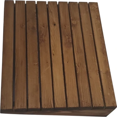 İnci Mobilya Kestane Renkli Masa Altı Ayaklık Ayak Koyma Standı 49X40CM Ergonomik