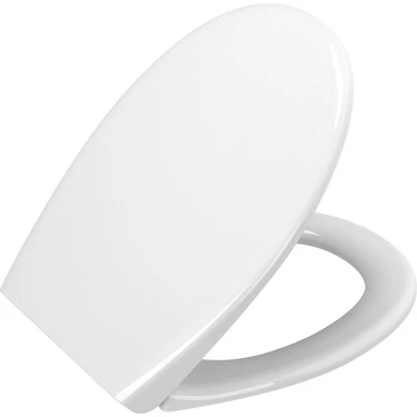 VitrA 84-003R009 Universal Klozet Kapağı Oval Form, Yavaş Kapanır,