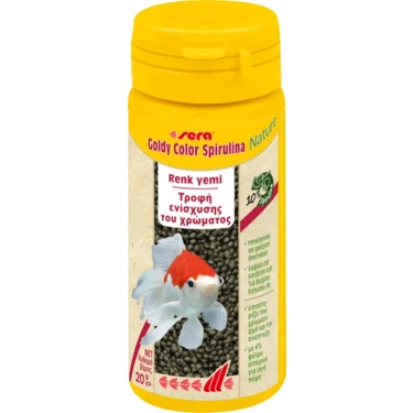 Sera Goldy Color Spirulina Japon Balığı Granül Renk Yemi 50