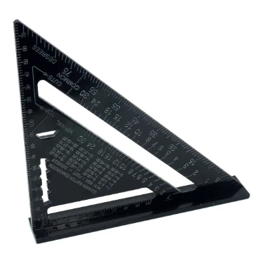 Benan Tools Alüminyum Üçgen Gönye 45 Derece 175 mm. Pro Seri 4 mm. Kalın