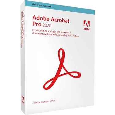 Adobe Acrobat Pro DC 2020 Ömür Boyu Dijital Lisans - PDF Düzenleme ve Oluşturma
