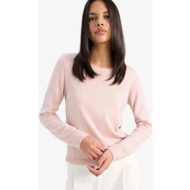 DeFacto Regular Fit Bisiklet Yaka Triko Kazak