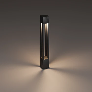 Hs Aydınlatma Luma Alüminyum Bahçe Aydınlatma Bollard Gün Işığı (4000K) 75 cm