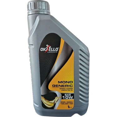 Oksello Mono Sae 10W Zincir Yağı 1 Litre Elektrikli ve Akülü Testere