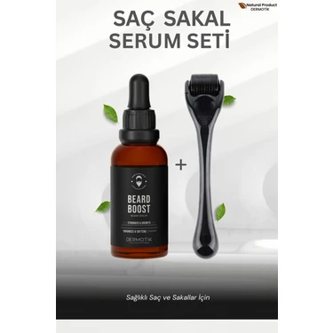Dermotik Saç Sakal Oluşumuna Yardımcı Serum Seti Besleyici ve Dolgunlaştırıcı