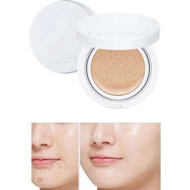 MISSHA Nemli Ve Pürüzsüz Görünüm Sunan Cushion Fondöten Magic Cushion Moist Up SPF 50+/PA+++