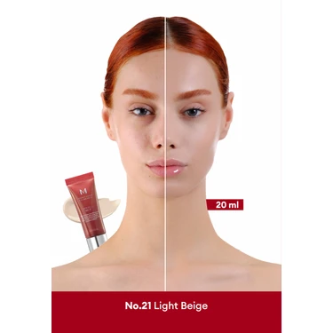 Mükemmel Kapatıcılık Sunan Çok Fonksiyonlu BB MISSHA M Perfect Cover BB Cream Ex SPF42PA+++ No.21