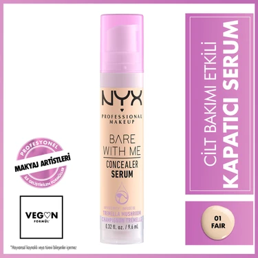 NYX Professional Makeup Bare With Me Kapatıcı Serum 01 Fair