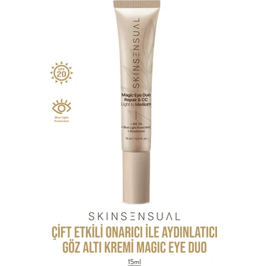 Magic Eye Duo Repair & CC - Çift Etkili Onarıcı ile Aydınlatıcı Göz Altı Kremi | Light To Medium