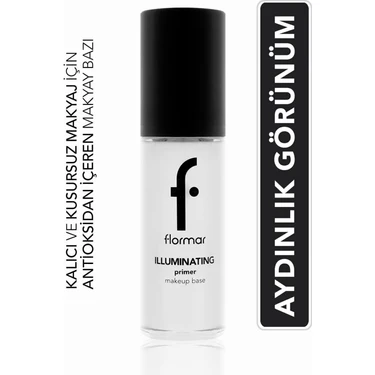 Flormar 001 White-Classic Illuminating Primer Kremsi Makyaj Bazı Aydınlık Görünüm ve Nemlendirici