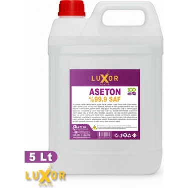 Luxor Kimya % 99 Saf Aseton 5