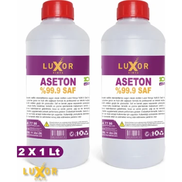 Luxor Kimya 2 lt. Saf Aseton 2 x 1