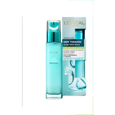 L'Oréal Paris Aloe Vera Suyu Normal Ciltler İçin Arındırıcı Etkili Su Bazlı Nem Terapisi 70