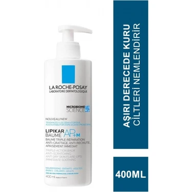 La Roche Posay Lipikar Baume Ap+ M Nemlendirici Balsam 400 ml- Kuru/Atopiye Eğilimli Ciltler
