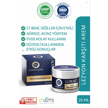 Aurven Glow Nowart Et Beni - Siğil Bakım Kremi, I Skin Regenerator 25