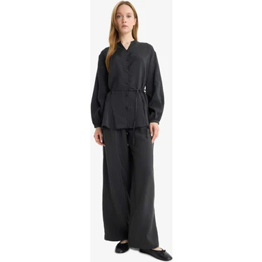 DeFacto Wide Leg Geniş Paça Modal Pantolon