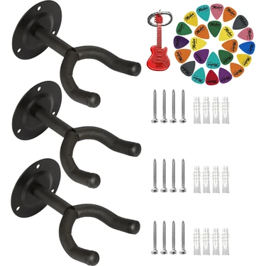 Lastvoice Gds-333 (3X) Gitar Duvar Askı Standı Aparatı (3'lü