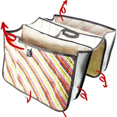 Motokan Halı Heybe Motorsiklet, Scoter, Cg, Cub, 50CM x