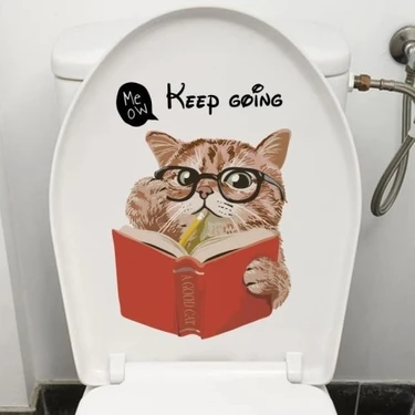 Pileli Store Decohandy Klozet Etiketi Keep Going