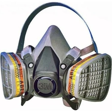 3m 6200 Gaz Maskesi Standart Beden +6059 Abek1 Filtre Dahil