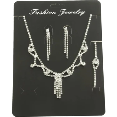 Pileli Store Kare Taşlı Set