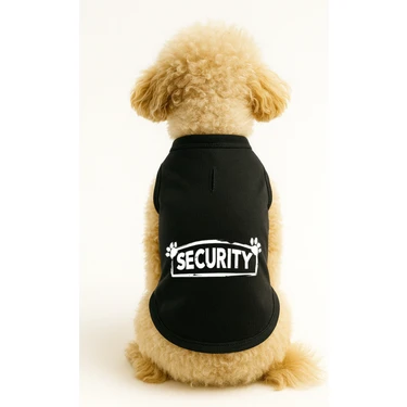 Kedi ve Köpek Kıyafeti & Elbisesi - Siyah Security
