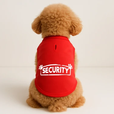 Kedi ve Köpek Kıyafeti & Elbisesi - Kırmızı Security