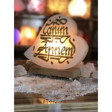 Seha Yüzey İşlemeli Tuz Lamba