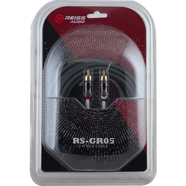 Reıss Audıo RS-GR05 5m Örgülü Rca