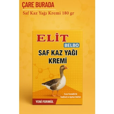 Elit Belbo - Saf Kaz Yağı Kremi 180