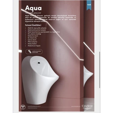 Turkuaz Cerastyle Aqua Fotoselli