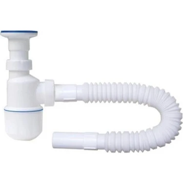 abnturk Körüklü Tahliye Taslı Lavabo Evye Sifonu Depolu Lavabo Evye Gider