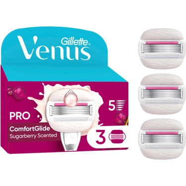 Gillette Venus Comfort Glide Sugarberry 3 Adet Yedek