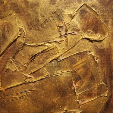 Sanat Markt - Altın Renkli Eskitme Dekor