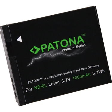 Patona Canon NB6L Powershot SX240 SX500 S120 İçin Nb-6l Premium