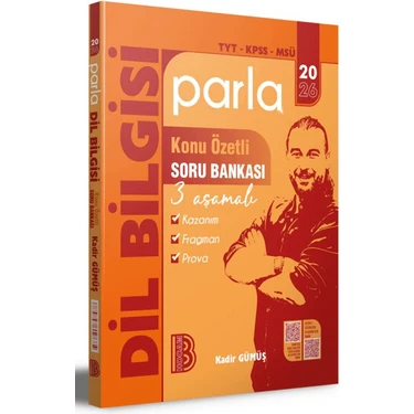 Benim Hocam Yayınları Benim Hocam TYT KPSS MSÜ Dil Bilgisi PARLA Konu Özetli Soru