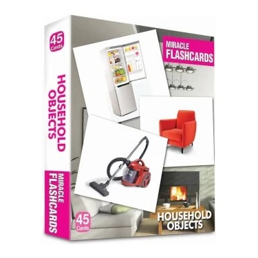 K-yonlineticaret Miracle Flashcards Household Objects (45