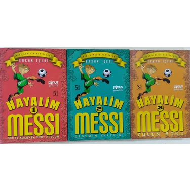Hayalim Messi 1 -2-3 Kitap Set Erkan