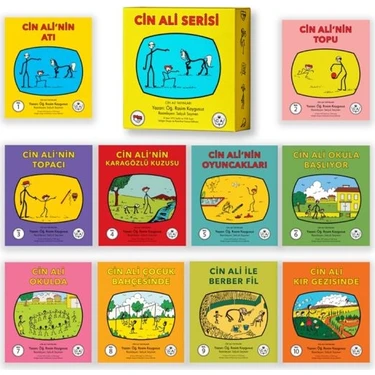 Cin Ali Yayınları Cin Ali Serisi Kutulu Set (10 Takım
