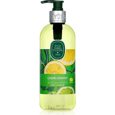 Eyüp Sabri Tuncer Doğal Zeytinyağlı Sıvı Sabun Ferahlatıcı Çeşme Limonu 500 ml Tek