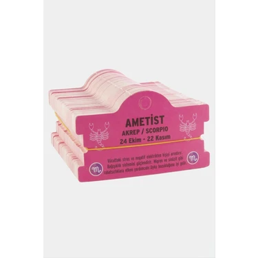İsmiyle Al Ametist & Akrep Burç Bileklik