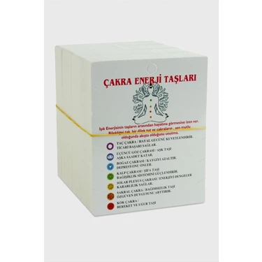 İsmiyle Al 3'lü Çakra Enerji Taşları Bileklik