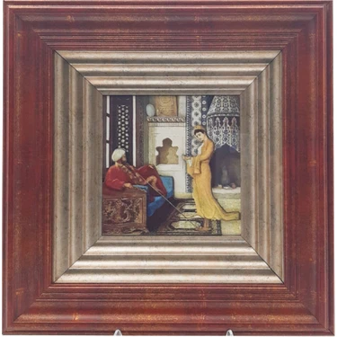 Nusnus Osman Hamdi Bey Kahve Ocağı 2 Boyutlu Ahşap