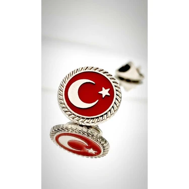 Yörük Tasarım Türk Bayrağı Mineli Fasetli