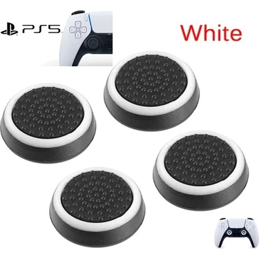 Doreka Ps4 Ps5 Xbox Analog Koruyucu 4'lü Paket Kılıf Beyaz Renkli Dayanıklı