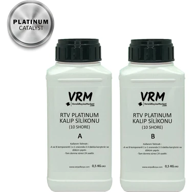 VRM Vernikrecinemarketi Rtv-2 Platinum Kalıp Silikonu (10 Shore) 1