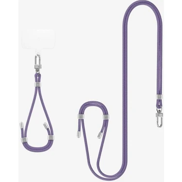 Spigen Cross Body Strap v2 Set Boyun Askı ipi + Wrist Strap El Askı ipi + ConTag Tutucu Aparat (Tüm
