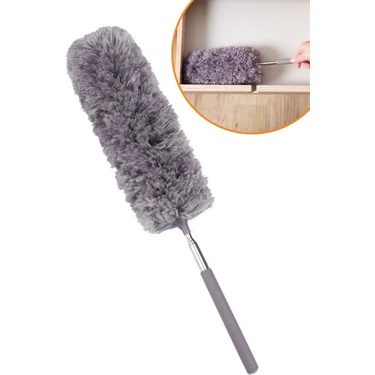 Lumindra 140 cm Teleskopik Uzatılabilir Mikrofiber Yumuşak Başlıklı  Toz Alma