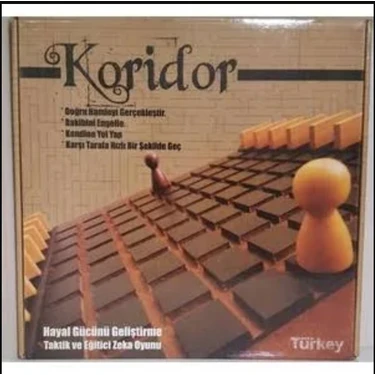 Koridor Yayıncılık H.E.D. Koridor Oyunu Ahşap Malzemeden Üretilmiş Strateji ve Mantık